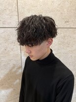 アメラボ 植田山店(Amelab)&nbsp;タートルネックに合うツイストスパイラルパーマ名古屋天白区