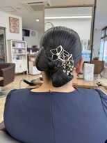 トップスタイル リッチ&nbsp;ナチュラルに華やぐリボンシニヨン
