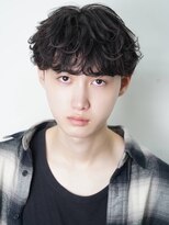 プルーブトウキョウ 渋谷(PROVE TOKYO)&nbsp;爽やか無造作ビジネスツーブロックシャドウパーマ