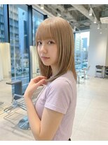 ハーツオオサカ(HE:ARTS OSAKA)&nbsp;HE:ARTS髪質改善トリートメントでまとまるハイトーン