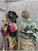 ハイトーンデザインカラー×アレンジ