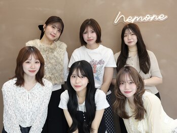 ネモネ バイ ミリー 梅田茶屋町(nemone by milly)の写真/【梅田茶屋町】女性stylist多数◇仕上げまで一人の担当制◎細かなニュアンス・要望もしっかりと叶えます♪