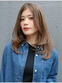 【buZon ブゾン】ワンカールレイヤー×アッシュベージュ