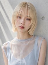 ヴェイン 渋谷(vain)&nbsp;内巻きボブフェイスレイヤーグレージュショートボブ外ハネボブ◎