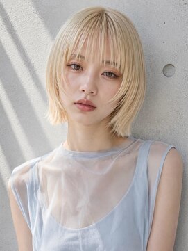 ヴェイン 渋谷(vain) 内巻きボブフェイスレイヤーグレージュショートボブ外ハネボブ◎