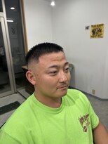 岡田理髪処&nbsp;バズカット×ミドルフェード