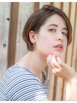 フレイムスヘアーアンドリラックス 西川口店&nbsp;スッキリ涼しげなショートボブ×イルミナカラー♪