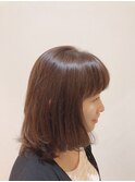 ママさんのミディアムヘアー
