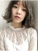 学生限定　パーマがかかりにくい直毛ボブもエアウェーブで