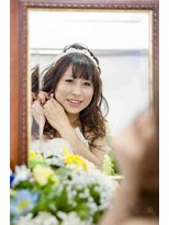エッチ美容室 本店 洋装ブライダル　ヘアメイク　スレンダーライン