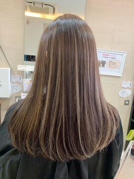 プライズ 池袋店(prize) ハイライトことりベージュ伸ばしかけ大人かわいい2135