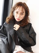 アイティー バイ アルバム 中野店(IT by ALBUM) カジュアルミデイアム_ウェーブパーマフォギーベージュ_27474