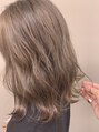 アグ ヘアー ファーロ 石巻三ツ股店(Agu hair faro) ブリーチを使ってのミルクティーカラー