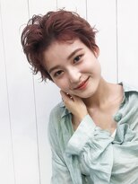 アイティー バイ アルバム 浦和店(IT by ALBUM)&nbsp;アップバング_クールショートピンクベージュボブルフ_28022