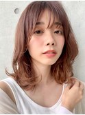 ワンカールでふわっとかわいい　レイヤーミディアム