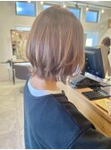#脱白髪染めハイライト#ファイバープレックスブリーチ