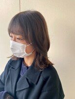 カシェ リタ ヘアー(CACHE'&RITA HAIR)&nbsp;顔周りレイヤー◯オリーブグレージュ