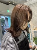 ブリーチ1回 ミルクティーブラウン