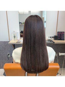 トゥーリ 浜町店 長崎(tuuli) ラベージュ×艶ストレート