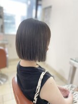 ネオリーブソラ 相模大野店(Neolive sola)&nbsp;ぷつっとボブ×白髪ぼかしハイライト[sola:neolive相模大野店]