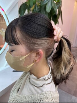 ロンドヴァリー 渋谷店(Lond vallee) 韓国風バングカラー！