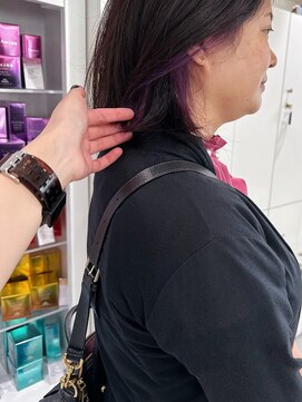 オーシャン(Ocean) ［Ocean Hair&Life 水田］秋☆デザインカラー/カシスカラー