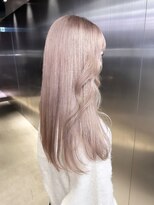 ペレ 栄店(PELE) デザインカラー/レイヤーカット/ウェットヘア/オリーブベージュ