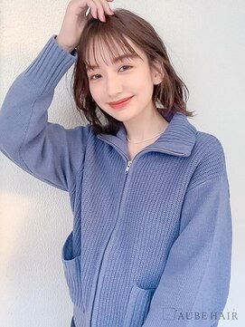 オーブヘアー アリーナ 会津若松店(AUBE HAIR alina) 20代・30代_くびれレイヤーボブ