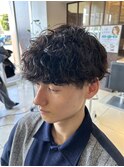 波巻きパーマ