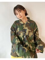 ヤリーバイミクマル(yaree by micmal.)&nbsp;20代30代40代ストレートボブリップラインラカーキベージュ小顔