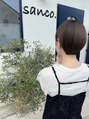 サンコ(sanco.) ショートでも綺麗で可愛いスタイル提案◎