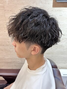 銀座マツナガ 浅草店 ツイストスパイラルパーマ/ショート/フェードビジネス/バーバー