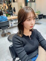 ガリカ 横浜(Gallica)&nbsp;伸ばしかけも可愛くブリーチなし色素薄めオリーブベージュカラー