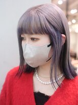 シオン(shion)&nbsp;くびれミディ韓国ヘアミディアムボブ_ba457542