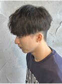 メンズマッシュソフトツイストスパイラルパーマ群馬高崎眉毛