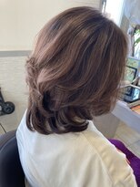 オッジ ヘアー 深谷店(Oggi Hair)&nbsp;ミディアムレイヤー　3月