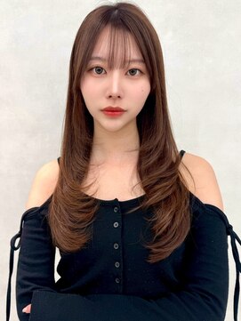 エジョン 三鷹店(Aejon) 韓国レイヤー/ワインレッド/マロンベージュ/イメチェン/吉祥寺