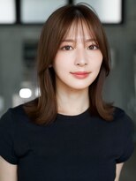 エインアンリー 明治神宮前(AIN.ANLY.)&nbsp;☆レイヤーカット毛先ワンカールくせ毛風カール薄めバングデジパ