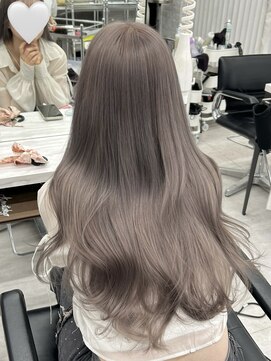 アマトウキョウスマートサロン(AMA TOKYO×Smart Salon) ミルクティーグレージュ  ミルクティーベージュ  透明感カラー