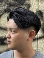 ヒロギンザ 難波店(HIRO GINZA)&nbsp;フェザーパーマxフェード