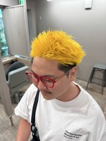 レーヴバイリコ 三軒茶屋(Reve by liko)&nbsp;ブリーチ/イエローカラー/ダブルカラー/スパイキーショート