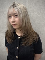 いろあそび 八王子&nbsp;【ルーツカラー】シルバー×ブラウン×フェイスレイヤー