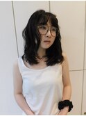 【ミディアム】パーマ風コテ巻き