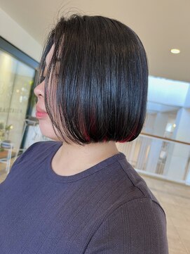 ビュートリアム 神戸(BEAUTRIUM) ボブ/インナーカラー/インナーレッド/インナー赤