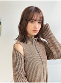 【e.dit tokyo Misa】ブラウンカラーマロンベージュレイヤー