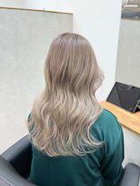 ワク 藤沢店(waku) バレイヤージュ ブリーチ ベージュ