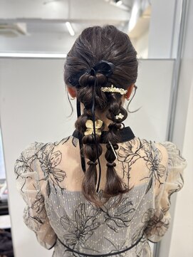 オリンテ バイ レシッド 表参道(orente by rcid) 【谷】ポニー風ツインヘア＊°