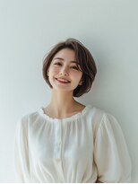 e.m.a プレミアムビューティーサロン 栄駅店(e.m.a PREMIUM BEAUTY SALON)&nbsp;ボブ/イメチェン/外ハネボブ/美髪/ワイドバング/髪型