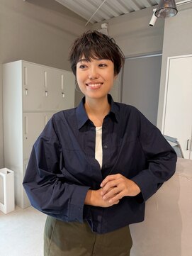 ホヌン 茅ヶ崎(Honnun) 【上品×お洒落】抜け感のある大人ハンサムショート/茅ヶ崎