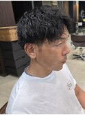 men's/センターパート/メンズパーマ/メンズカット/布施駅